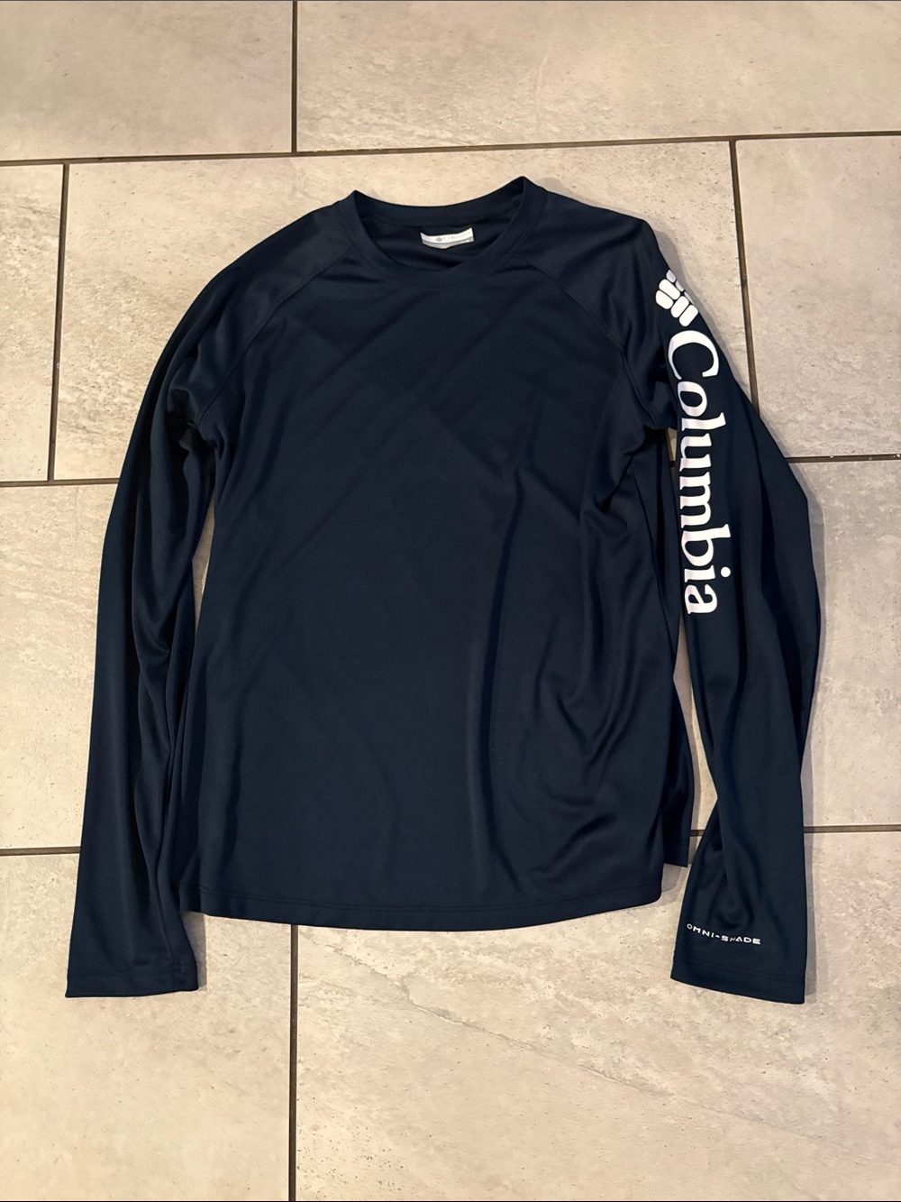 🎉Like New! Columbia Navy Performance Long Sleeve Shirt